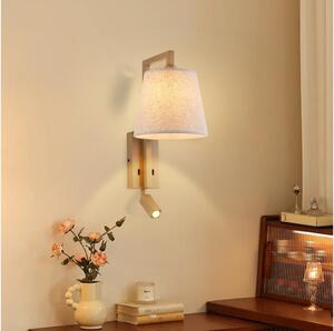 Brilagi Brilagi - LED Kinkiet RAYA 1xE14/40W/230V + LED/3W len/beżowy BG1953