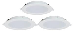 Aigostar B.V. Aigostar-ZESTAW 3x LED Oprawa wpuszczana ściemnialna MESH 9W/230V 2700K-6500K śr. 14,5 cm AI1987