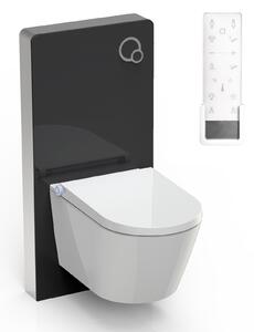 Zestaw WC 9: Toaleta myjąca bezkołnierzowa BERNSTEIN PRO+ 1102 - moduł sanitarny 805 i panel uruchamiający spłuczkę