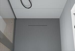 Kanał prysznicowy ze stali nierdzewnej FlexM03 Gunmetal do ściany prysznicowej - możliwość wyboru długości