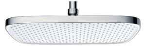 Zestaw prysznicowy, kolumna prysznicowa z termostatem BS371 chrom / biały - w komplecie słuchawka prysznicowa i deszczownica