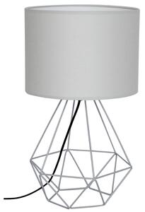 Szara industrialna lampa stołowa - K382-Baleo