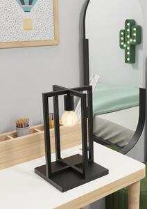 Loftowa czarna lampa stołowa - K383-Agoni
