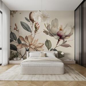 Fototapety Ilustracja magnolia, Fototapety Kwiaty, u93020 : Uwalls.pl