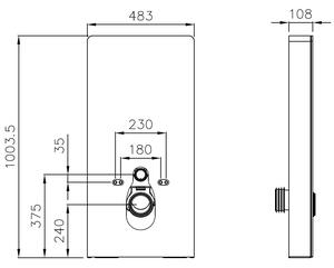 Kompletny pakiet WC 41: Toaleta NT2039 - deska Soft-Close - moduł sanitarny 805S