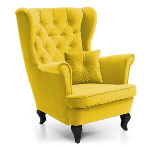 EMWOmeble Fotel pikowany USZAK 4 / kolory do wyboru