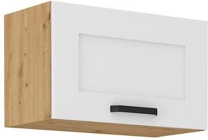 Szafka kuchenna wisząca górna LUNA 60 GU-36 1F Biały/Dąb Artisan