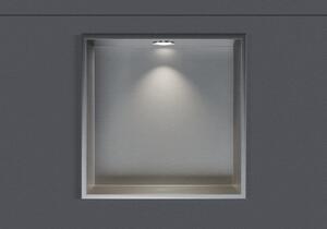 Półka wnękowa NT303010X z reflektorem LED – do zabudowy – 30 × 30 × 10 cm (wys. x szer. x gł.) – różne kolory