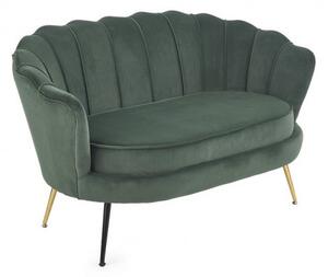 Fotel wypoczynkowy Amorinito XL, sofa dwuosobowa - ciemnozielony