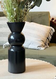 Czarny wazon ceramiczny BUKAN HIGH 27 cm
