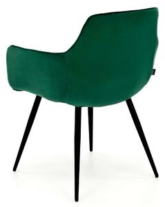 MebleMWM Krzesło tapicerowane DC0082-6 zielony welur