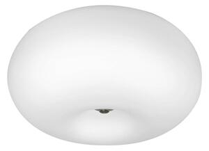 Biała lampa sufitowa ze szklanym kloszem OPTICA – EGLO