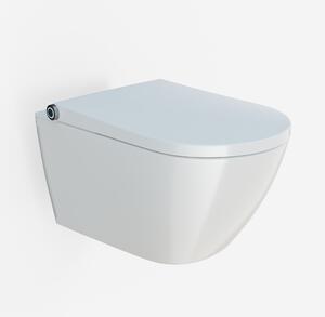 Toaleta myjąca bezkołnierzowa BERNSTEIN PREMIUM 1102 White - podgrzewana deska sedesowa i funkcja odkamieniania