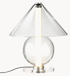 Lampa stołowa LED ze szkła dmuchanego z funkcją przyciemniania Fragile