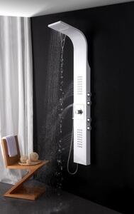 Zestaw prysznicowy, panel prysznicowy z termostatem SEDAL – biała – 8815