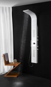 Zestaw prysznicowy, panel prysznicowy z termostatem SEDAL – biała – 8815