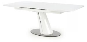 EMWOmeble Stół rozkładany 160-200 ODENSE / blat - biały podstawa - biała