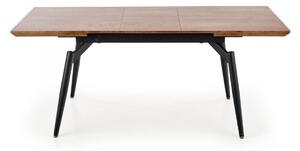 EMWOmeble Stół rozkładany 140-180 CAMBELL / blat - naturalny, nogi - czarne