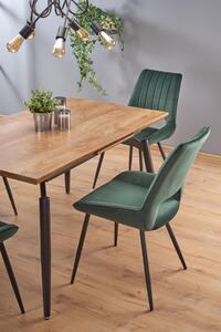 EMWOmeble Stół rozkładany 140-180 CAMBELL / blat - naturalny, nogi - czarne