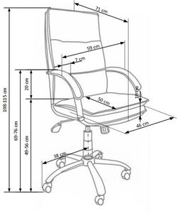 EMWOmeble Fotel obrotowy biurowy STANLEY / ekoskóra czarny
