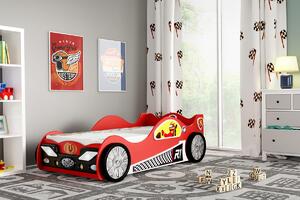 Dziecięce łóżeczko samochód Monza mini czerwona