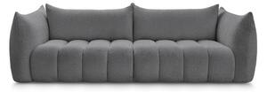 Szara sofa z materiału bouclé 286 cm Azra – Bobochic Paris