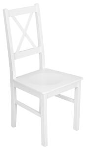 Drewniane Krzesło do Kuchni Białe