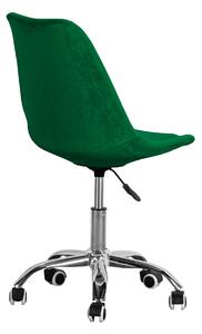 EMWOmeble Krzesło obrotowe zielone ART235C/ welur