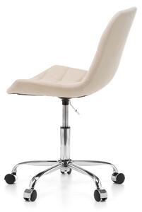 EMWOmeble Krzesło obrotowe welurowe CL-590-3 beżowe
