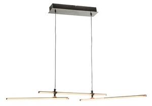 Lampa wiszaca LED regulowane ramiona chrom MATANA - outlet