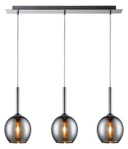 Lampa wisząca nowoczesna do salonu 3 kule chrom MONIC - outlet