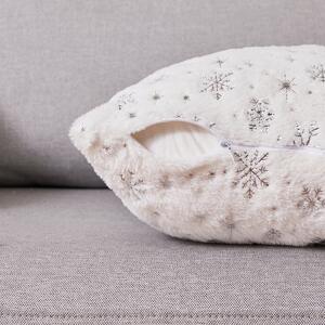 Poszewka na małą poduszkę Frosty biały, 45 x 45 cm