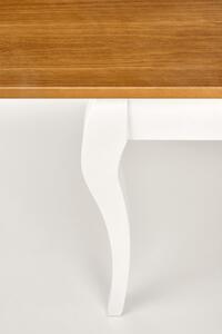 EMWOmeble WINDSOR stół rozkładany 160-240x90x76 cm kolor ciemny dąb/biały (2p=1szt)