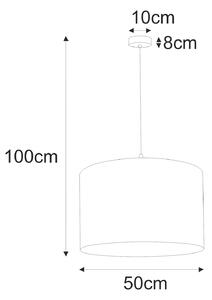 Regulowana lampa wisząca z ratanowym abażurem K-4375 z serii SEVANA