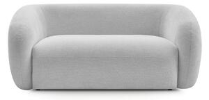 Jasnoszara sofa z tkaniny szenilowej 160 cm Celine – Bobochic Paris