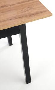EMWOmeble GREG stół rozkładany kolor dąb wotan/czarny (1p=1szt)