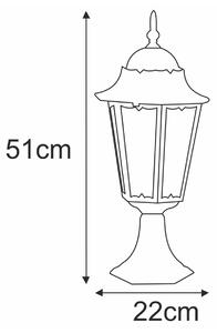 Ozdobna latarenka zewnętrzna K-5006S CZARNY/ZŁOTY z serii LOZANA