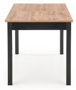 EMWOmeble GREG stół rozkładany kolor dąb wotan/czarny (1p=1szt)