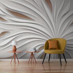 Fototapety Abstrakcyjny kwiat na tkaninie w brązowych kolorach, Fototapety 3D, u06452v1 : Uwalls.pl
