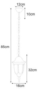 Zewnętrzny lampion wiszący na łańcuchu, na taras K-5007H/N z serii VASCO