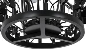 EMWOmeble Lampa wisząca RAGNO 16 czarna - aluminium