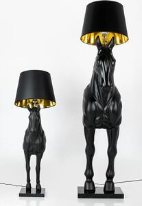 EMWOmeble Lampa podłogowa KOŃ HORSE STAND S czarna - włókno szklane