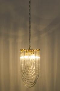 EMWOmeble Lampa wisząca MURANO S złota - szkło, metal