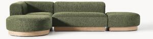 Narożna sofa modułowa Teddy-Bouclé Natalie
