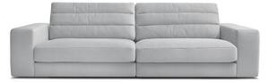 Jasnoszara aksamitna sofa 276 cm Sierra – Bobochic Paris