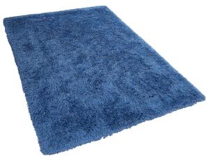 Puszysty dywan 200 x 300 cm niebieski poliestrowy chodnik shaggy Cide Beliani