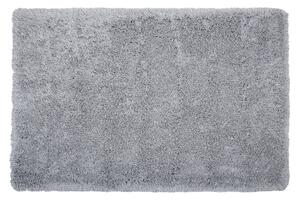 Puszysty dywan 140 x 200 cm jasnoszary poliestrowy chodnik shaggy Cide Beliani