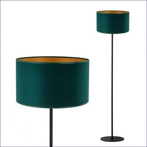 Zielona lampa stojąca z okrągłym abażurem - S703-Ageli