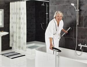 RIDDER – Uchwyt łazienkowy Premium, 60 cm, aluminium, srebrny