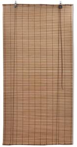 Rolety bambusowe, 150 x 220 cm, brązowe